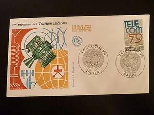 France Premier Day FDC Yvert 2055 Telecom 1,10F Paris - Picture 1 of 1