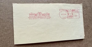 US University Meter Cut Piece (011) +1962 Rice Univ +Semi-Centennial +Campus Ad - Picture 1 of 2