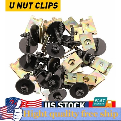 80x Parachoques Motor Transmisión Protector contra Salpicaduras Cubierta Remache Clip Tornillo para BMW Foto 1 de 4