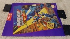 Bionic Commando NES RARE Capcom Store Poster from 1989 CIB Nintendo Complete