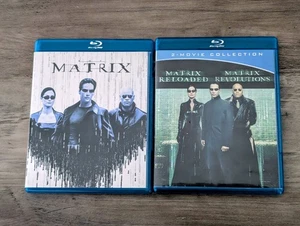 Matrix + Matrix Reloaded / Matrix Revolutions Blu-ray Set 3 Filme Keanu Reeves - Bild 1 von 3
