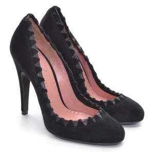Ladies Alexandra Neel Uffizi $675 Pumps 38.5 / 8.5 Black Heels Shoes New in Box - Picture 1 of 8