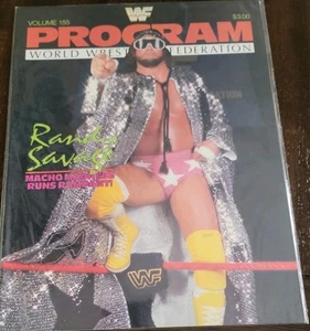 WWF Program Vol. 155 Randy Savage Hulk Hogan Magazine Catalog Vintage 1988 - Picture 1 of 2