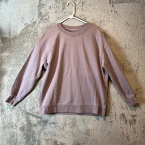 Lululemon perfekt übergroßer Rundhalsausschnitt Größe 8 violettes Eisenkraut - Bild 1 von 5
