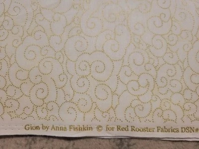 Gion~~Anna Fishkin para telas de gallo rojo~~ 108 X 44 3 yardas Foto 1 de 4