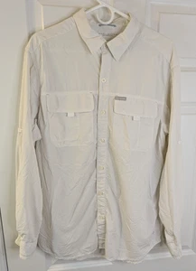Columbia, Men's, Omni Shade Shirt, Long Sleeve, White, Size XL - Picture 1 of 4
