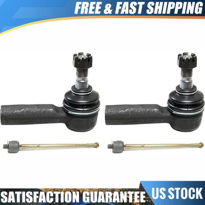 4 Mevotech Tie Rod End Front Inner Outer For Toyota Celica 1990 1991 1992 1993 - Image 1 of 4