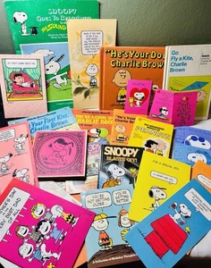 Lote De Colección Peanuts Snoopy Tarjetas Usadas Libros Sin Registros San Valentín Charlie Brown - Imagen 1 de 20