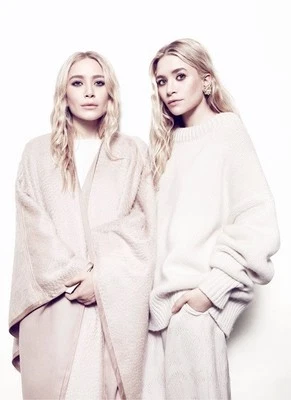 $1610 The Row Ophelia Wool Cashmere Sweater in Khaki/Grey sz S - Image 1 of 4