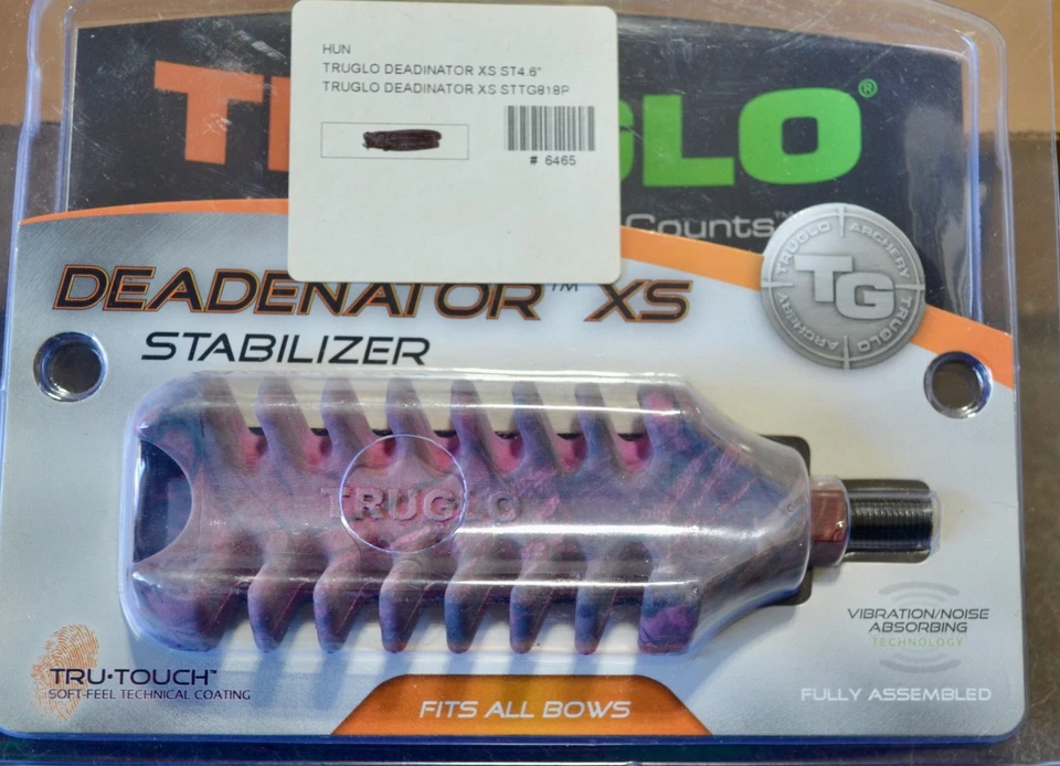 NIB TRUGLO DEADENATOR XZ. STABILIZER. FITS ALL BOWS - Image 1 of 1