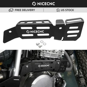 For Honda XR650L 1993-2025 NICECNC Pipe Heat Shield Guard Cover Protection Black - Picture 1 of 9