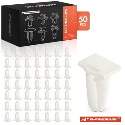 A-Premium 50x 10mm Nylon Door Trim & Scuff Plate Moulding Retainer Clips for VW - Image 1 of 4