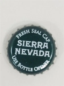 Bottle Cap Crown Dark Green Sierra Nevada Brewing Company CA Beer Brewery - Picture 1 of 1