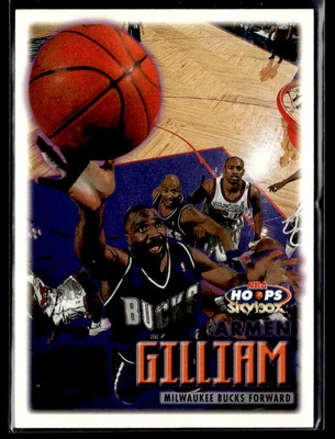 1999-00 Skybox NBA Hoops #82 Armen Gilliam Milwaukee Bucks 3 - Image 1 of 2