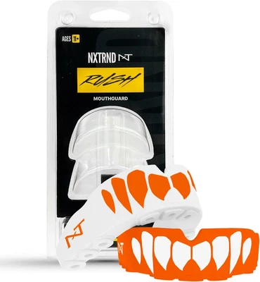 2 Pack Orange Pro Mouthguards for Boxing, Jiu-Jitsu, MMA & Other Contact Sports - Image 1 of 4