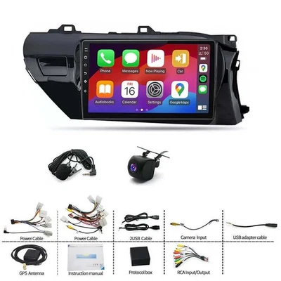 ​10Inch Android 13 Car Stereo For Toyota Hilux N80 2015-2022 Apple Carplay GPS​ - image 1 of 4