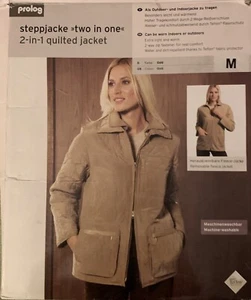 Manteau veste matelassée Prolog 2-en-1 téflon bronzé dupont doublure en polaire médicale neuf avec étiquettes - Photo 1 sur 12