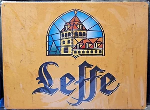 Leffe Belgian Abbey Beer 12 x 16 Logo Craft Beer Sign Tacker Brewery New!!! - Picture 1 of 2