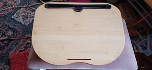 14 inch Laptop Stand Cushion Tray Notebook Computer Desk Portable Table - Picture 1 of 2