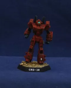 Pintado CRD-3R Crusader, Casa Kurita, FASA Battletech Ral Partha, Fuera de Stock Metal - Imagen 1 de 6