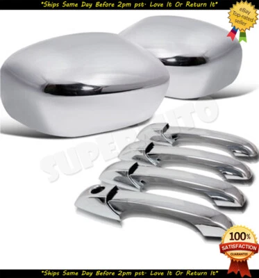 全铬镜面+手柄覆盖适用于 2005 - 2010 年克莱斯勒 300/300C 道奇 Magnum — 第 1/4 张图片