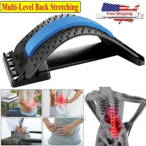Back Stretcher for Spine Upper Lower Back Pain Relief Cracker Device Lumbar - Picture 1 of 12