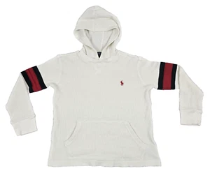 Polo Ralph Lauren Youth Boys Waffle Knit Hoodie Shirt Size 5 - Picture 1 of 8