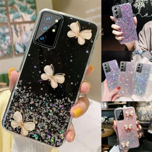 Für Samsung Galaxy "A" Serie stoßfeste weiche Handyhülle Bling Glitzer Glitzer - Bild 1 von 15