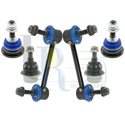 6pcs Front Ball Joint + Stabilizer Bar Link Kit For Cadillac SRX 2004 2005 2006 - Image 1 of 4