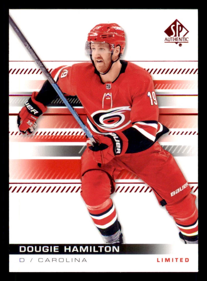 2019-20 SP Authentic Limited Red #3 Dougie Hamilton - Image 1 of 2