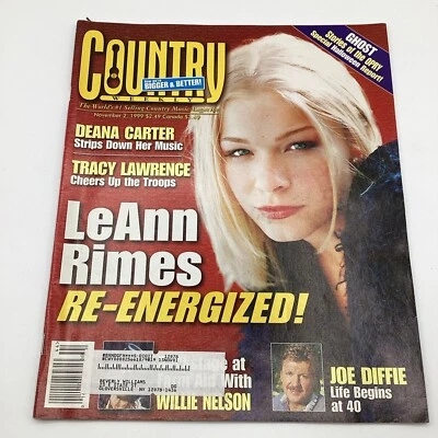 November 2, 1999 Country Music Weekly Magazine LeAnn Rimes Willie Nelson - Image 1 of 4