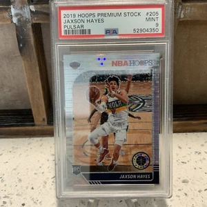 2019 NBA Hoops Premium Stock Box Set Pulsar Prizm Jaxson Hayes #205 PSA 9 Rookie - Picture 1 of 2