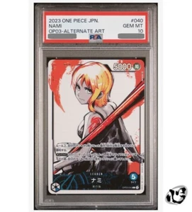 PSA 10 ONE PIECE Card Game OP03-040 Nami Leader Parallel Japanese - Picture 1 of 4