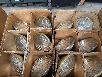 Lote De 12 GE Q1000PAR64 1000W PAR64 Bombilla Cuarzo 120V Lámparas Par Can 1K Foto 1 de 4