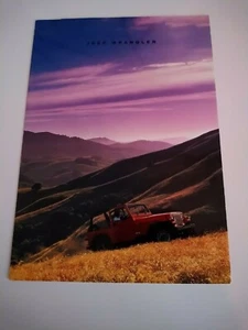 Folleto limitado del mercado del Reino Unido Chrysler jeep wrangler 2.5 4.0 c.1992-1993 - Imagen 1 de 1