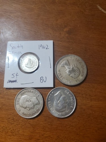 World Silver Coins Lot # South Africa 1