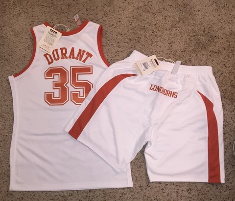 Kevin Durant Texas Home Jersey With Shorts MEDIUM  NWT.  MITCHELL & NESS Cover