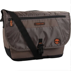 Timberland Luggage Messenger Bag Twin Mountain Brown 16 Inch New With Tag $220 - Picture 1 of 11