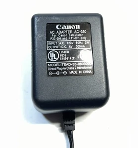 CANON AC-350 Power Adapter/SUPPLY TEAD-35-060300U for P23-DH & P11-DH Calculator - Picture 1 of 5