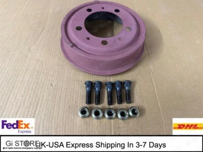 Тормозной барабан 9 дюймов подходит для Willys Jeep CJ3B/M38/A1/CJ5 1953-66 и бесплатный набор зажимных гаек - Изображение 1 из 4