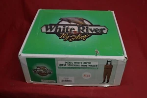 White River Mens Chest Stocking Foot Waders * SIZE 3XLS * BRAND NEW - Picture 1 of 5