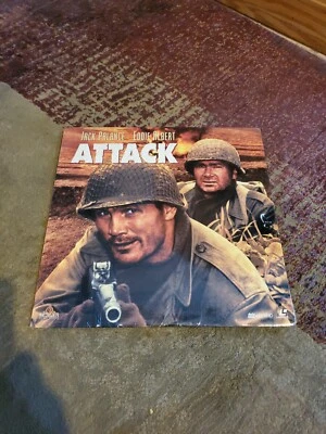 Attack (1956) War Drama / LD Laser Disc Laserdisc - ML105772 - Image 1 of 2