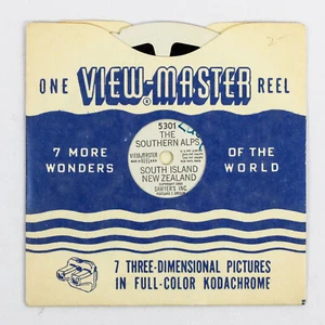 Vintage ViewMaster 5301 Southern Alps New Zealand Slide Reel Pre-Owned - Picture 1 of 5