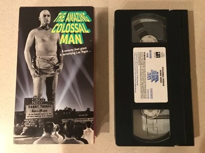 The Amazing Colossal Man (VHS, 1992) Glenn Langan, Cathy Downs, Larry Thor - Image 1 of 3
