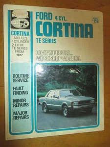 SP FORD 4cyl TE CORTINA SERVICE & WORKSHOP MANUAL #158 - from 1977 - Picture 1 of 1