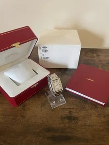 Cartier Tank Solo 3169 Large size - Extra 2 STRAPS - With Box and Papers ! - Picture 1 of 12