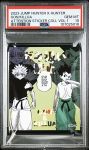 [PSA10] Gon & Killua Hunter x Hunter Attention Sticker Collection Vol.1 - Imagen 1 de 2