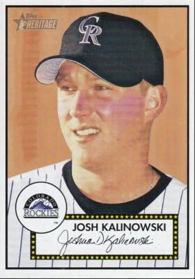 2001 Topps Heritage Baseball Josh Kalinowski Colorado Rockies #221 - Image 1 of 2