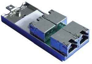 Module De Couplage Rapide Double 4x RJ45 Réseau EDV - Afbeelding 1 van 1