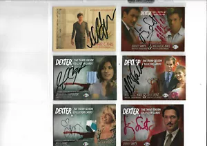 Dexter Season 3  -  Autograph Costume & Prop Card Selection Breygent 2010 - Picture 1 of 46